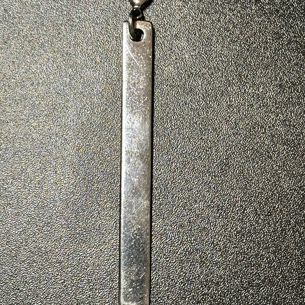 GUCCI bar charm / necklace pendant / zipper pull with clasp - Picture 3 of 3
